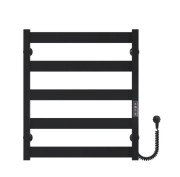 Електрична сушарка для рушників Deffi Harmony П5 500х600 праве підключення JD04 чорний B.HR.60.50.5.E.B.R.2