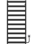 Електрична сушарка для рушників Deffi Harmony П10 500х1200 праве підключення JD04 чорний B.HR.120.50.10.E.B.R.2