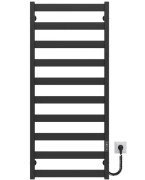 Электрический полотенцесушитель Deffi Harmony П10 400х1200 правое подключение JD04 черный B.HR.120.40.10.E.B.R.2
