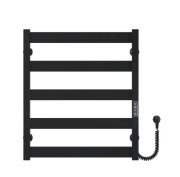 Электрический полотенцесушитель Deffi Harmony П5 500х600 правое подключение JD04 черный B.HR.60.50.5.E.B.R.2
