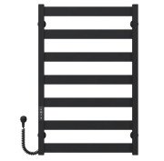 Электрический полотенцесушитель Deffi Harmony П7 500х800 левое подключение JD04 черный B.HR.80.50.7.E.B.L.2