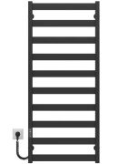 Электрический полотенцесушитель Deffi Harmony П10 500х1200 левое подключение JD04 черный B.HR.120.50.10.E.B.L.2