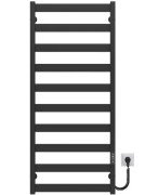 Електрична сушарка для рушників Deffi Harmony П10 500х1200 праве підключення JD04 чорний B.HR.120.50.10.E.B.R.2