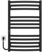 Електрична сушарка для рушників Deffi Adriana П12 500х800 ліве підключення JD04 чорний B.AR.80.50.12.E.B.L.2