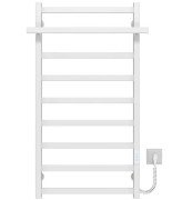 Электрический полотенцесушитель Deffi Nicolе П9 500х1000 правое подключение WD04 белый B.NI.100.50.9.E.W.R.4