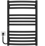 Электрический полотенцесушитель Deffi Adriana П12 500х800 левое подключение JD04 черный B.AR.80.50.12.E.B.L.2