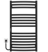 Електрична сушарка для рушників Deffi Adriana П15 500х1000 ліве підключення JD04 чорний B.AR.100.50.15.E.B.L.2