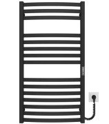 Электрический полотенцесушитель Deffi Adriana П15 500х1000 правое подключение JD04 черный B.AR.100.50.15.E.B.R.2
