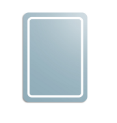 Зеркало в ванную комнату Мойдодыр Tina 50x70 см с LED подсветкой 00-0009226