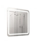 Зеркало в ванную комнату Мойдодыр Tina 70x80 см с LED подсветкой 00-0009228