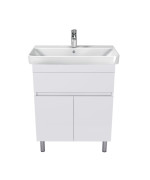 Тумба напольная Мойдодыр City White 70 с раковиной Vivace ДСП белый глянец 00-0008752