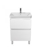Тумба підлогова Мийдодир Палермо 60-U з раковиною Vivace ДСП/МДФ білий глянець 00-0009153