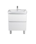 Тумба підлогова Мийдодир Палермо 70-U з раковиною Vivace ДСП/МДФ білий глянець 00-0009155