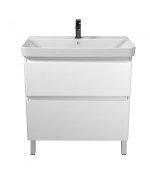 Тумба підлогова Мийдодір Палермо 80-U з раковиною Vivace ДСП/МДФ білий глянець 00-0009156