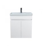 Тумба Мийдодир Urban 60-U з раковиною Sempre ДСП білий глянець 00-0008531