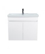 Тумба Мойдодыр Urban 80-U с раковиной Sempre ДСП белый глянец 00-0008529