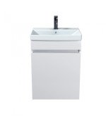 Тумба Мийдодир Urban 50-U з раковиною Sempre ДСП білий глянець 00-0008530