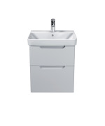 Тумба підвісна Мийдодир Malaga 50-A з раковиною Vivace ДСП/МДФ білий глянець 00-0009158