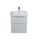 Тумба підвісна Мийдодир Malaga 50-A з раковиною Vivace ДСП/МДФ білий глянець 00-0009158