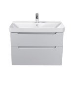 Тумба підвісна Мийдодир Malaga 80-A з раковиною Vivace ДСП/МДФ білий глянець 00-0009161