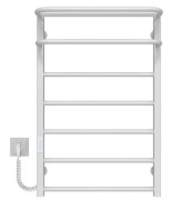 Электрический полотенцесушитель Deffi Lux Hotel П7 400х800 левое подключение WD04 белый A.LH.80.40.7.E.W.L.4
