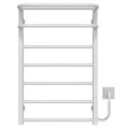 Сушарка для рушників електрична Deffi Lux Hotel П7 400х800 праве підключення WD04 білий A.LH.80.40.7.E.W.R.4