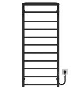 Электрический полотенцесушитель Deffi Lux Hotel П11 400х1200 правое подключение JD04 черный A.LH.120.40.11.E.B.R.2