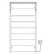 Сушарка для рушників електрична Deffi Lux Hotel П9 500х1000 праве підключення WD04 білий A.LH.100.50.9.E.W.R.4