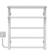 Сушарка для рушників електрична Deffi Lux Hotel П5 500х600 ліве підключення WD04 білий A.LH.60.50.5.E.W.L.4