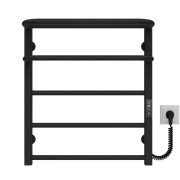 Электрический полотенцесушитель Deffi Lux Hotel П5 500х600 правое подключение JD04 черный A.LH.60.50.5.E.B.R.2