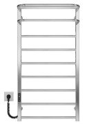 Сушарка для рушників електрична Deffi Lux Hotel П9 500х1000 ліве підключення JD04 хром A.LH.100.50.9.E.C.L.2