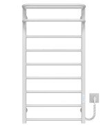 Электрический полотенцесушитель Deffi Lux Hotel П9 500х1000 правое подключение WD04 белый A.LH.100.50.9.E.W.R.4