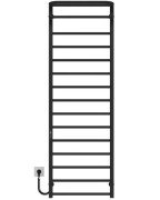 Сушарка для рушників електрична Deffi Lux Hotel П15 400х1600 ліве підключення JD04 чорний A.LH.160.40.15.E.B.L.2