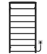 Электрический полотенцесушитель Deffi Lux Hotel П9 600х1000 правое подключение JD04 черный A.LH.100.60.9.E.B.R.2