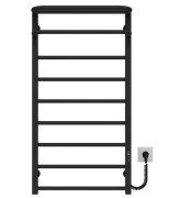 Електрична сушарка для рушників Deffi Lux Hotel П9 600х1000 праве підключення JD04 чорний A.LH.100.60.9.E.B.R.2