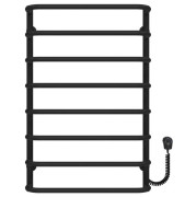 Електрична сушарка для рушників Deffi Стандарт П8 500х800 праве підключення EF16 чорний D.SS.80.50.8.E.B.R.5