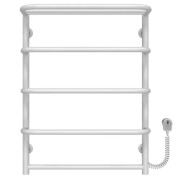 Електрична сушарка для рушників Deffi Стандарт із полицею П5 500х700 праве підключення EF16 білий D.SP.70.50.5.E.W.L.5