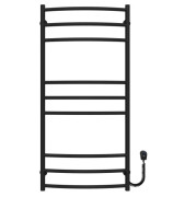 Електрична сушарка для рушників Deffi Класик Еліт П9 500х1100 праве підключення EF16 чорний D.KE.110.50.9.E.B.R.5