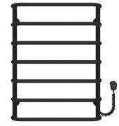 Электрический полотенцесушитель Deffi Стандарт П7 500х700 правое подключение EF16 черный D.SS.70.50.7.E.B.R.5