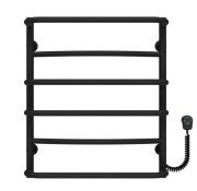Электрический полотенцесушитель Deffi Аквамикс П6 500х600 правое подключение EF16 черный D.AM.60.50.6.E.B.R.5