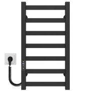 Електрична сушарка для рушників Deffi Avast П7 300х600 ліве підключення JD04 чорний B.AV.60.30.7.E.B.L.2