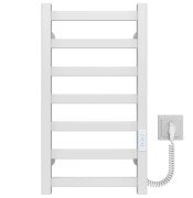 Электрический полотенцесушитель Deffi Avast П7 300х600 правое подключение WD04 белый B.AV.60.30.7.E.W.R.4