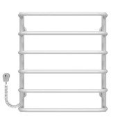 Електрична сушарка для рушників Deffi Стандарт П6 500х600 ліве підключення EF16 білий D.SS.60.50.6.E.W.L.5