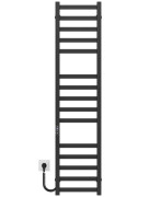Електрична сушарка для рушників Deffi Avast П15 400х1400 ліве підключення JD04 чорний B.AV.140.40.15.E.B.L.2