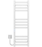 Електрична сушарка для рушників Deffi Avast П12 400х1000 ліве підключення WD04 білий B.AV.100.40.12.E.W.L.4