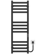 Електрична сушарка для рушників Deffi Avast П12 400х1000 праве підключення JD04 чорний B.AV.100.40.12.E.B.R.2