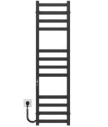 Електрична сушарка для рушників Deffi Avast П12 400х1200 ліве підключення JD04 чорний B.AV.120.40.12.E.B.L.2