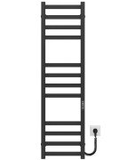 Електрична сушарка для рушників Deffi Avast П12 400х1200 праве підключення JD04 чорний B.AV.120.40.12.E.B.R.2