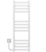 Электрический полотенцесушитель Deffi Avast П12 300х1000 левое подключение WD04 белый B.AV.100.30.12.E.W.L.4