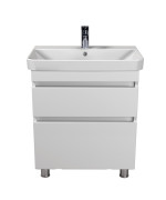 Тумба напольная Мойдодыр MoonShine 70 с раковиной Vivace ДСП белый глянец 00-0008751